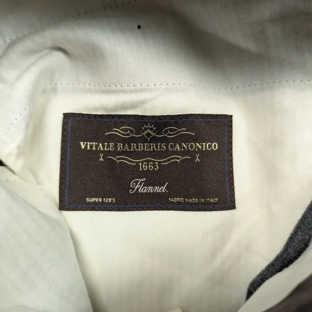 J.Crew Ludlow Dress Pants Men 30x30(29) Gray Vitale Barberis Canonico Wool
